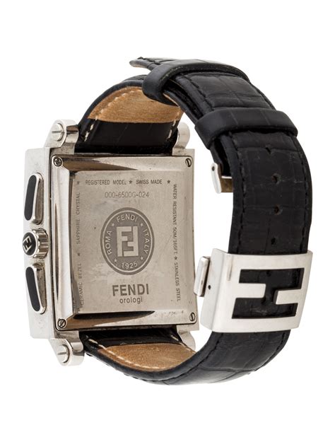 fendi mens watch strap|fendi watch strap for sale.